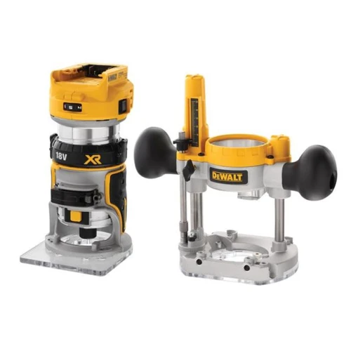 Dewalt DCW604NT XR 1/4in Twin Base Router 18V Bare Unit