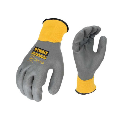 Dewalt Water Resistant Grip Gloves - L (Size 9)