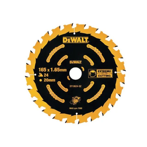 Dewalt Circular Saw Blade 165 x 20mm x 24T Cordless Extreme Framing