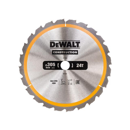 Dewalt Construction Circular Saw Blade 305 x 30mm x 24T
