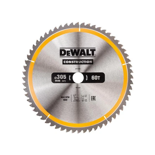Dewalt Construction Circular Saw Blade 305 x 30mm x 60T