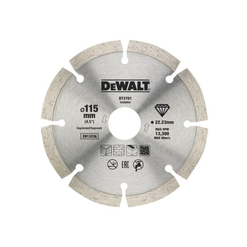 Dewalt Dry Diamond Blade 115mm (2 Pack)