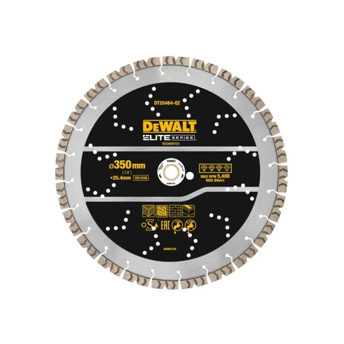 Dewalt ELITE SERIES&acirc;&cent; All Purpose Diamond Segmented Wheel 350 x 25.4mm