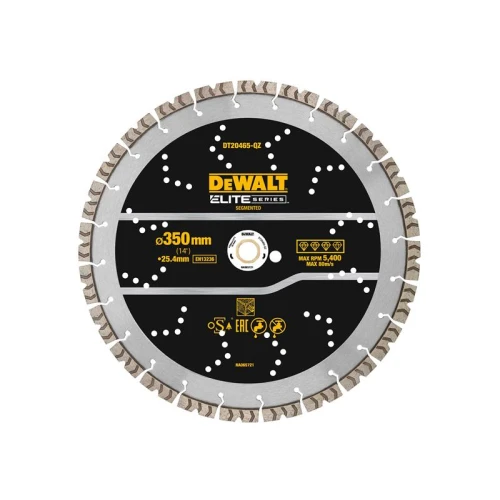 Dewalt ELITE SERIES&acirc;&cent; Rebar Concrete Diamond Wheel 350 x 25.4mm