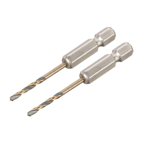 Dewalt BLACK&GOLD Hex HSS-G Drill Bits (2) 2.5mm