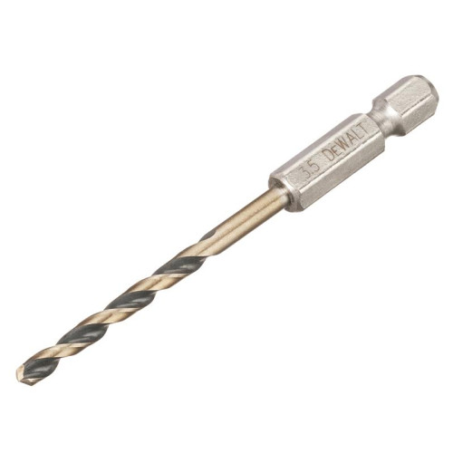 Dewalt BLACK&GOLD Hex HSS-G Drill Bit 3.5mm
