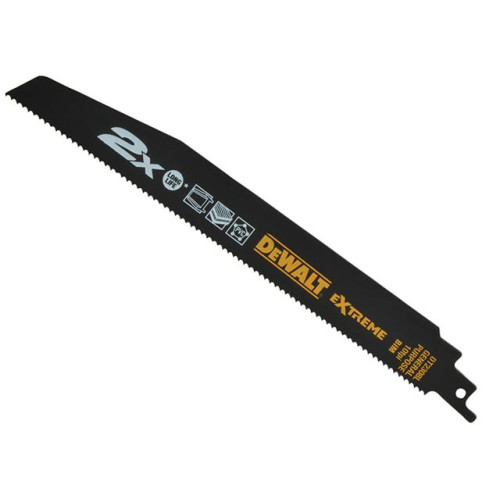 Dewalt 2X Life General Purpose Reciprocating Blades 228mm Pack of 5
