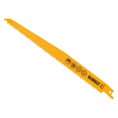 Dewalt Sabre Blade Fast Cuts Wood with Nails Plastics 228mm Pack of 5