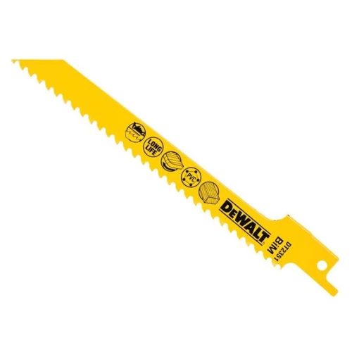 Dewalt Sabre Blade Fine Fast Cuts & Curve Cutting in Wood 152mm Pack of 5