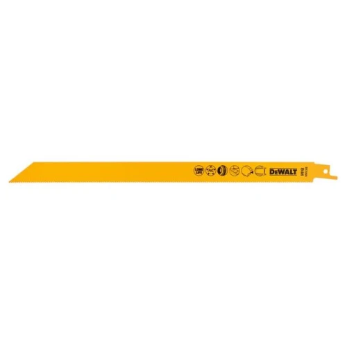 Dewalt Sabre Blade Bi Metal for Metal, Rubber & Fibreglass 305mm Pack of 5