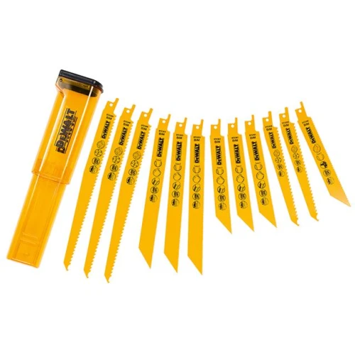 Dewalt DT2445 Reciprocating Saw Blade Set 12 Piece