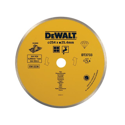 Dewalt Ceramic Diamond Tile Blade 254mm x 25.4mm