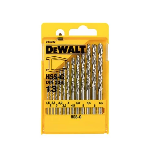 Dewalt HSS G Jobber Drill Bit Set, 13 Piece