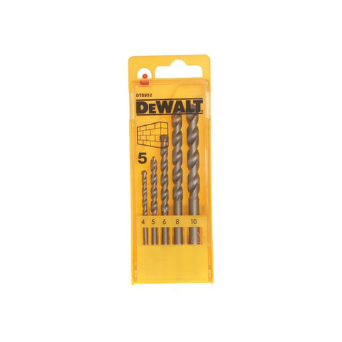 Dewalt Masonry Drill Set of 5 4 0- 10.0mm