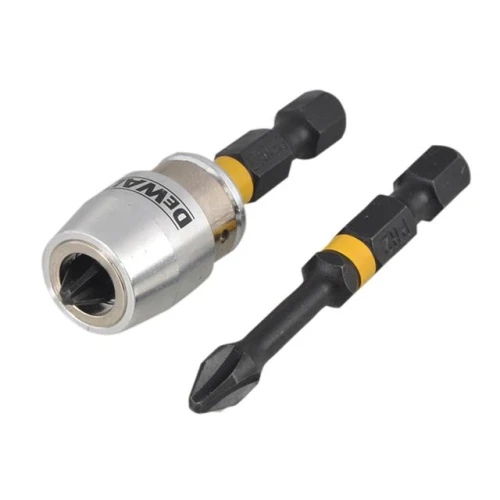 Dewalt Impact Torsion 2 x PH2 50mm and Magnetic Screwlock Sleeve