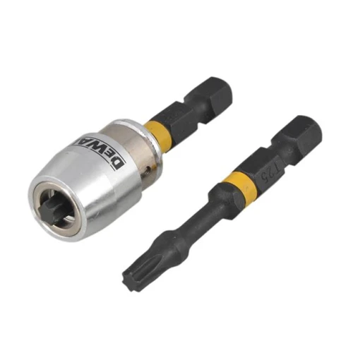 Dewalt Impact Torsion 2 x T25 50mm and Magnetic Screwlock Sleeve