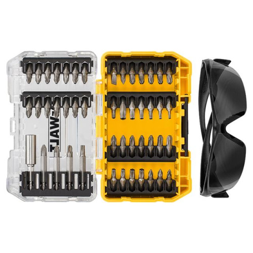 Dewalt DT70703 Screwdriving Set, 47 Piece + Safety Glasses