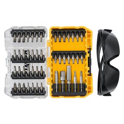 Dewalt DT70704 Screwdriving Set, 47 Piece + Safety Glasses