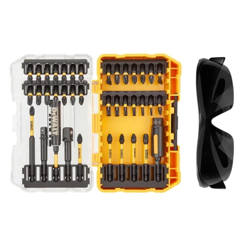 Dewalt DT70740T FlexTorq Bit Set, 38 Piece + Safety Glasses