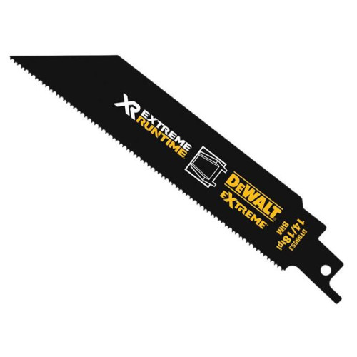 Dewalt FlexVolt XR Metal Reciprocating Blades 152mm 14/18 TPI Pack of 5