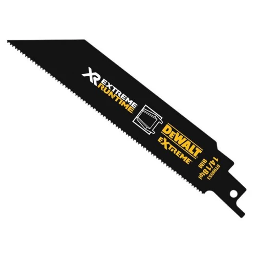 Dewalt FlexVolt XR Metal Reciprocating Blades 152mm 14/18 TPI Pack of 5