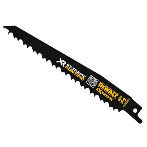Dewalt FlexVolt XR Wood Reciprocating Blades 152mm 4/6 TPI Pack of 5