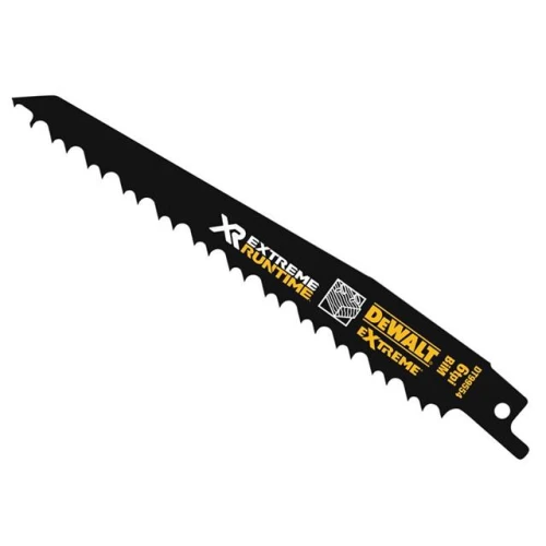 Dewalt FlexVolt XR Wood Reciprocating Blades 152mm 4/6 TPI Pack of 5