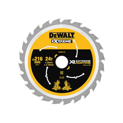 Dewalt FlexVolt XR Circular Saw Blade 216mm x 30mm 24T