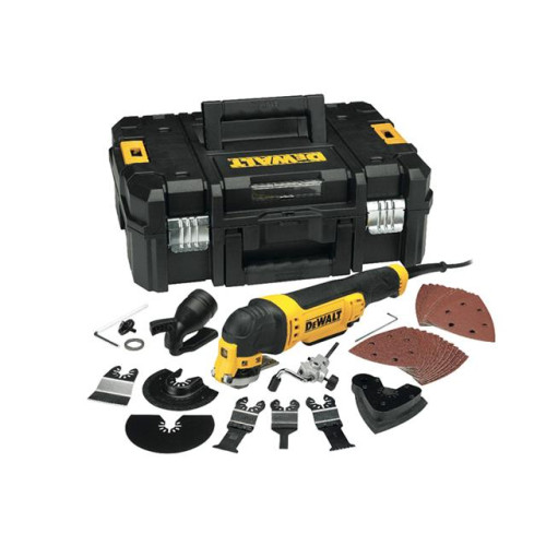 Dewalt DWE315KT Multi-Tool Quick Change Kit & TSTAK 300 Watt 240 Volt