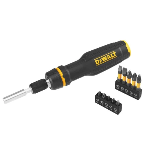 Dewalt Full Fit Telescoping Multi-bit Ratcheting Screwdriver + 10 Bits