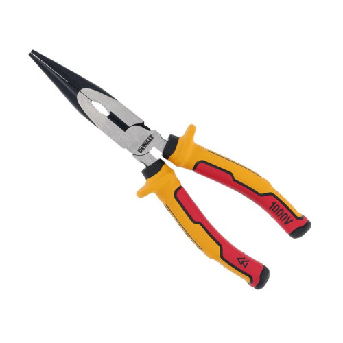 Dewalt VDE Long Nose Pliers 200mm
