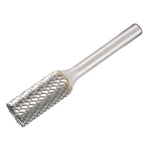 Dormer Solid Carbide Bright Rotary Burr - Cylinder With Endcut 9.6mm x 6mm