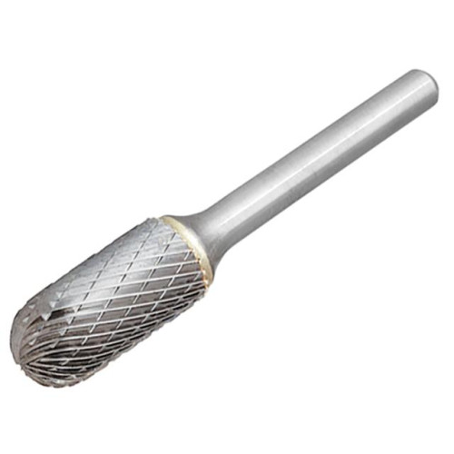 Dormer Solid Carbide Bright Rotary Burr Ball Nosed Cylinder 3mm x 3mm