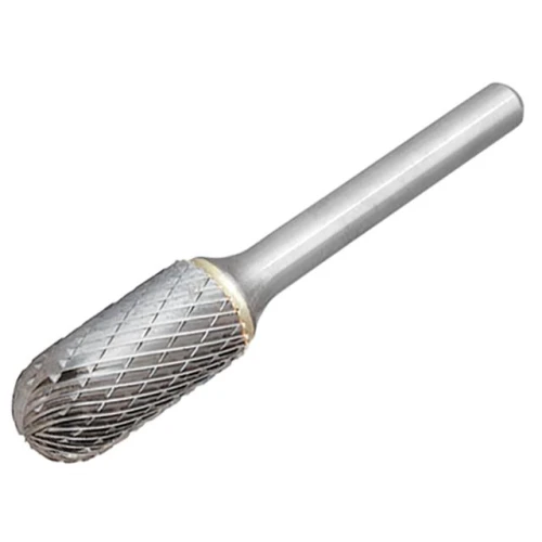 Dormer Solid Carbide Bright Rotary Burr Ball Nosed Cylinder 6mm x 6mm