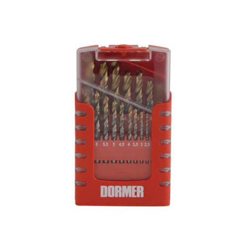 Dormer A095 Comp HSS TiN Drill Set of 13 1.0-10 x 0.5mm