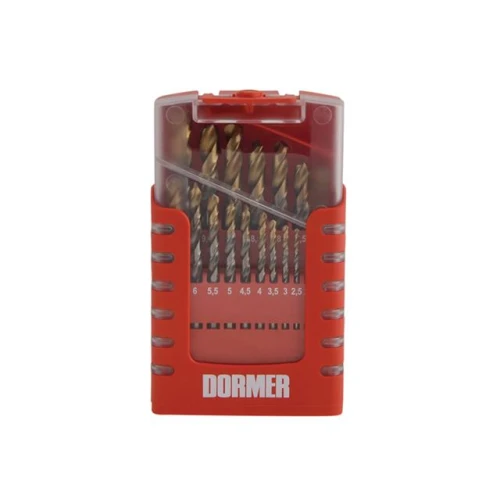 Dormer A095 Comp HSS TiN Drill Set of 13 1.0-10 x 0.5mm