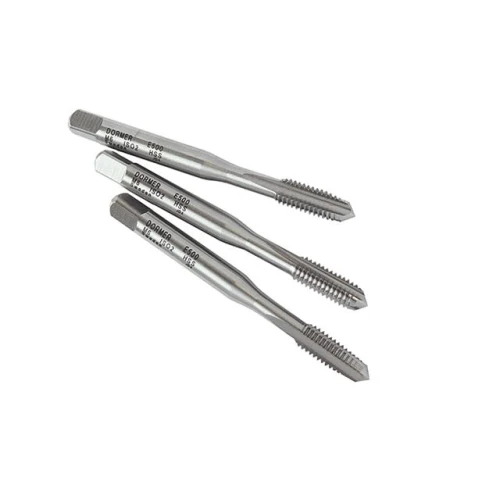 Dormer E500 HSS Coarse Tap Straight Flute 3mm Set of Three