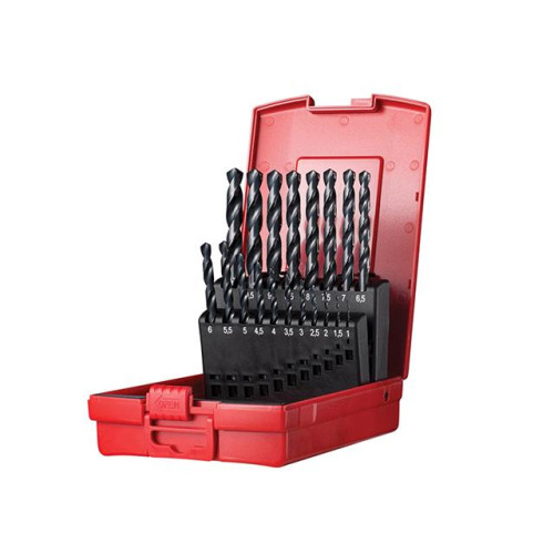 Dormer A190 No.201 Metric HSS Drill Set of 19 1.0-10.0 x 0.5mm