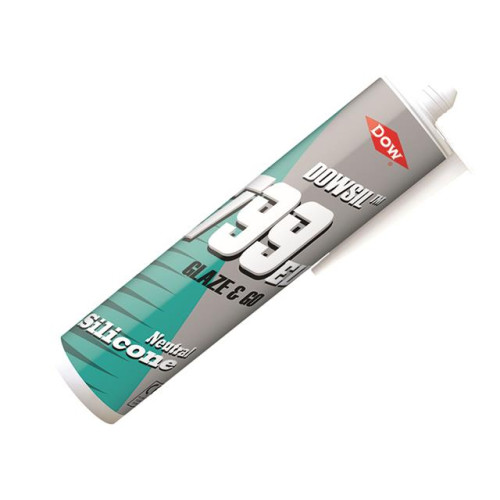 Dowsil 799 Glaze & Go Silicone Sealant White 310ml