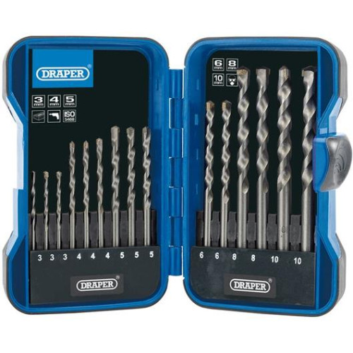 Draper Masonry Drill Bit Set 15 piece