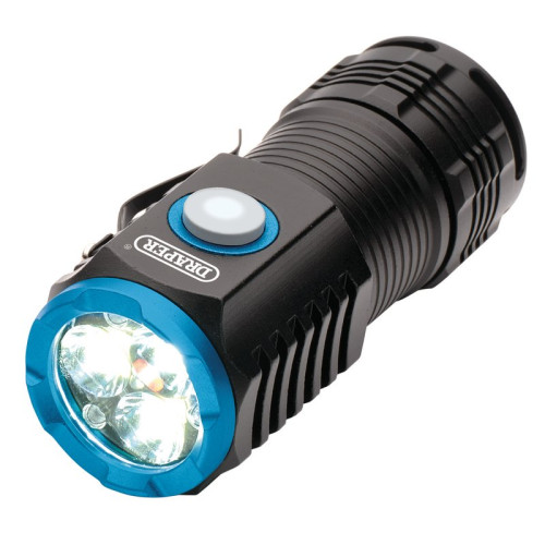 Draper LED Rechargeable Pocket Torch 1800 Lumen