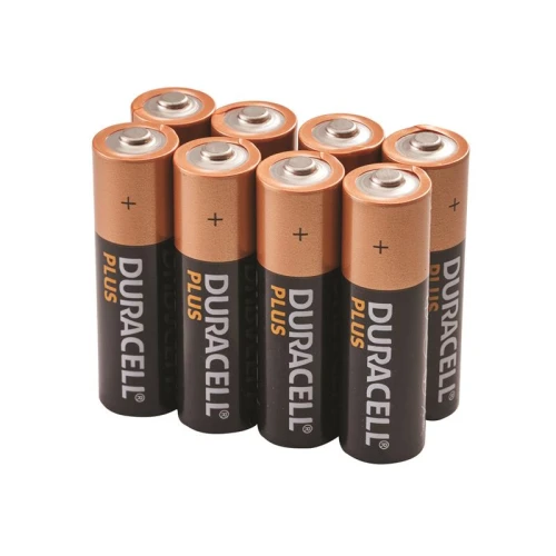 Duracell AA Cell Plus Power +100% Batteries (Pack 8)