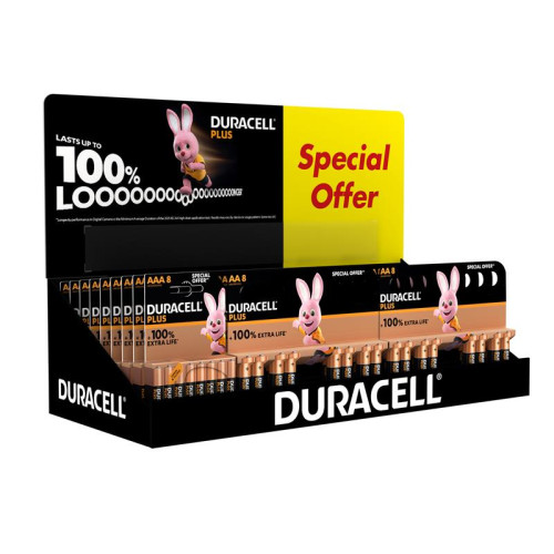 Duracell Duracell Battery Small CDU Display (10 x AAA & 24 x AA Packs)