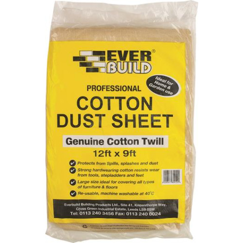 COTTON DUST SHEETS 12 X 9