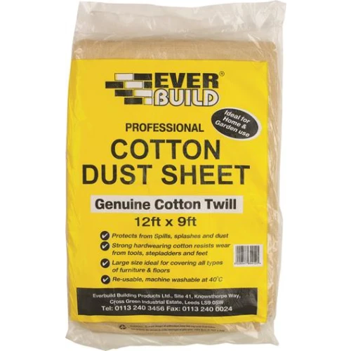 COTTON DUST SHEETS 12 X 9 