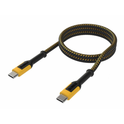 Dewalt USB C to USB C 100W Reinforced Charging Cable 1.2m (4ft)