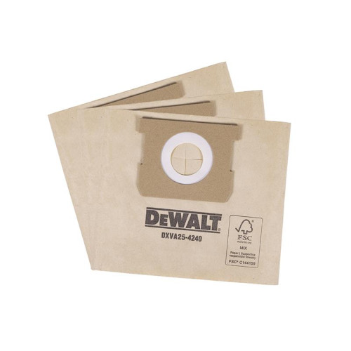 Dewalt DXVA25-4240 Dust Bag (Pack 3)