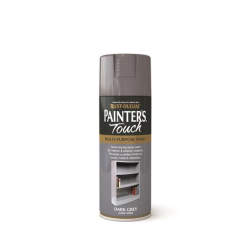 Rust-Oleum Painters Touch Dark Grey Gloss 400Mls
