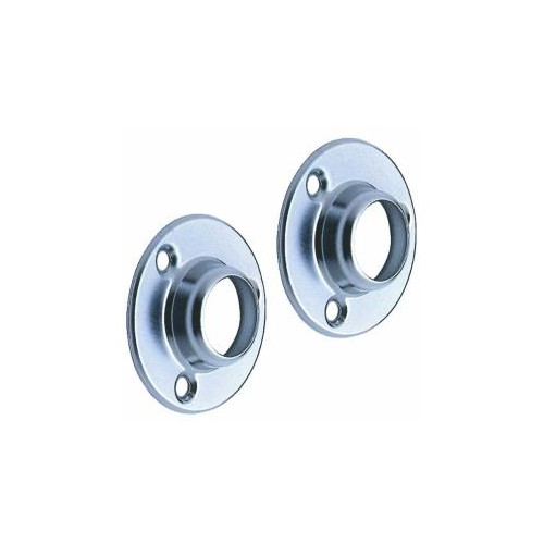 Chrome Plated End Sockets 1" (2 per card)