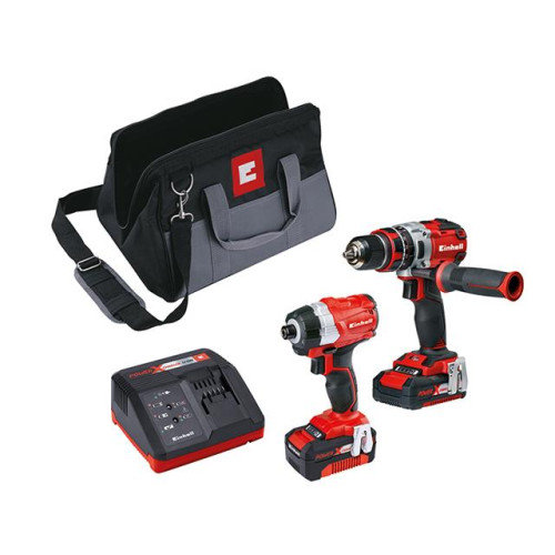 Einhell Power-X-Change Brushless Drill & Driver Twin Pack 18 Volt 2 x 4.0Ah Li-Ion